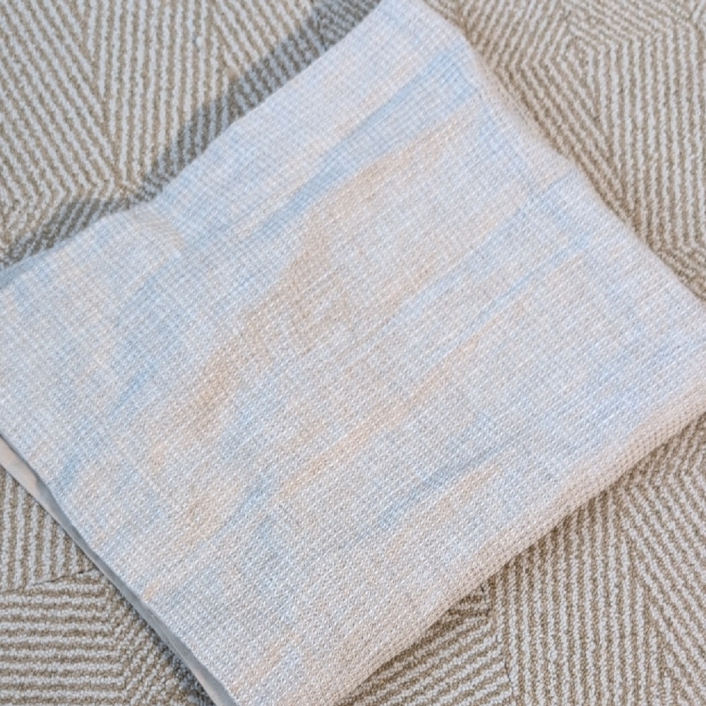 Pottery Barn European Flax Linen Waffle Sham Pillow Cover